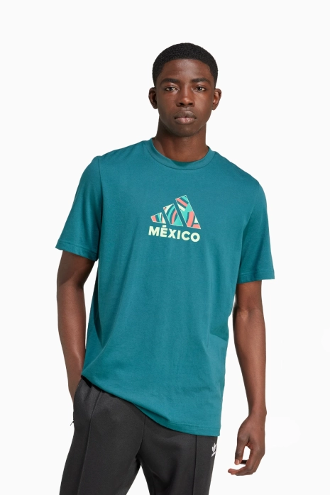 Κοντομάνικη Μπλούζα adidas Mexico 2024 Fan Graphic - πράσινος