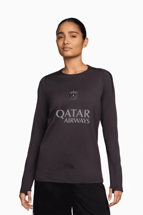 Langärmliges Shirt Nike PSG 25/26 Strike für Frauen - Schwarz