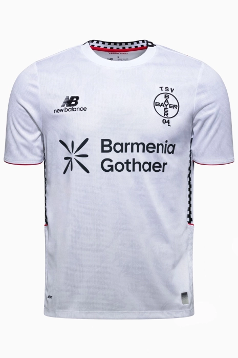 Tricou New Balance Bayer 04 Leverkusen 26/27 Treilea Replica - Alb