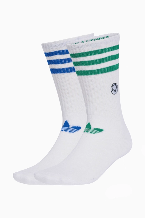 Socks adidas Soccer Crew 2 Pairs - White