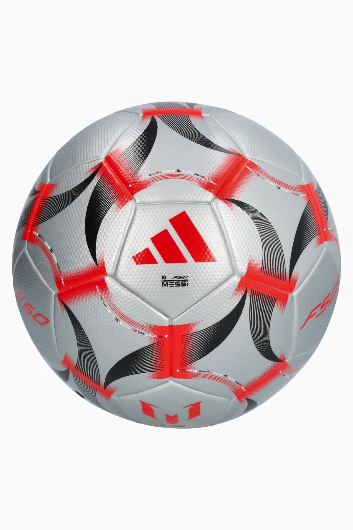 Футболна топка adidas Messi League размер 5 - сребро
