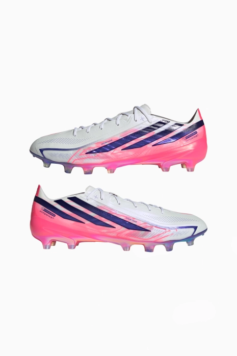 Cleats adidas F50 Elite Hyperfast AG - White
