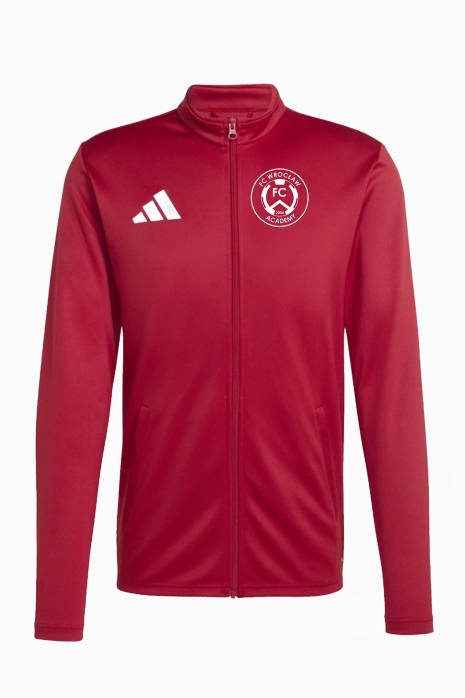 Bluza treningowa adidas FC Wrocław Academy Junior - Czerwony