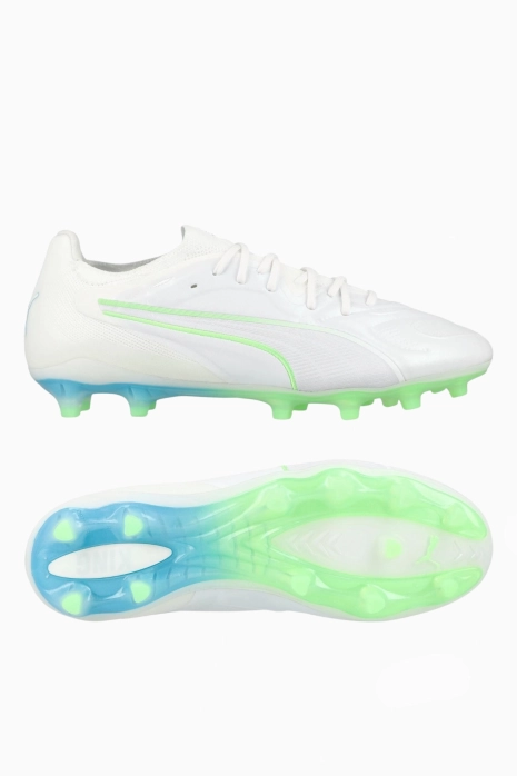 Бутсы Puma King 20 Ultimate FG/AG - белый