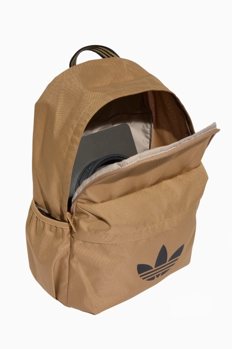 adidas classic trefoil backpack raw sand Originals 2.0 Black to companion for every adventure adidas Adicolor Backpack - Brown