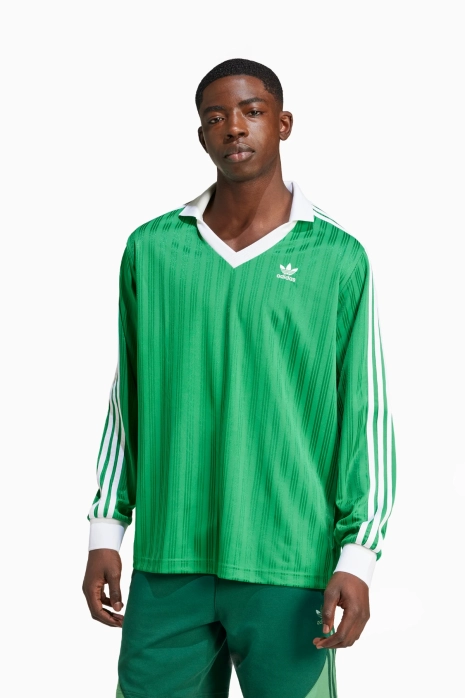 T-Shirt adidas Adicolor Piqué Football LS - Green