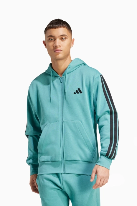 adidas Essentials 3-Stripes Fleece Hoodie - Mint | R-GOL.com - Football ...