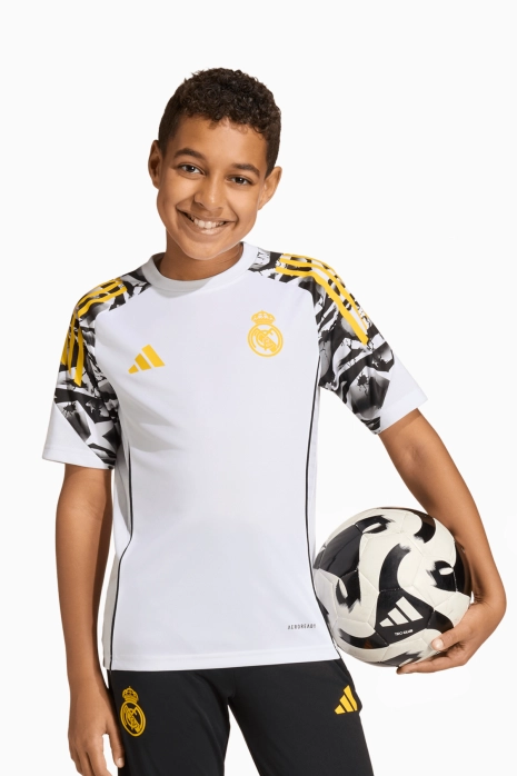 adidas Real Madrid x Marvel 25/26 Competition Training Trikot Junior - Weiß