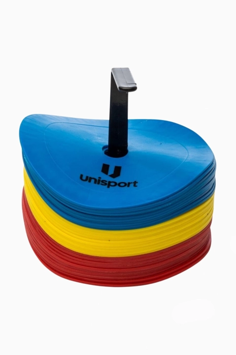 Marcator Unisport plat set 30 bucăți. - Multicolor