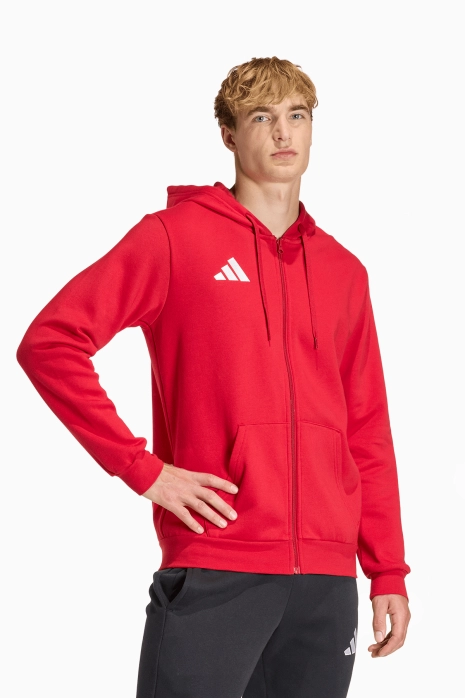 adidas Entrada 26 Sweat Full-Zip Hoodie - Rot
