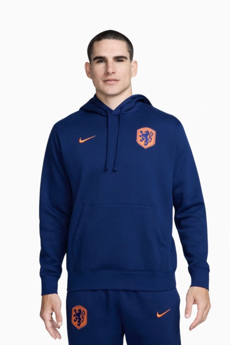 Bluza z kapturem Reprezentacji Holandii Nike 2024 Club