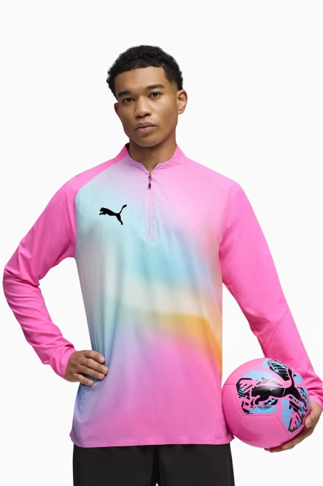Puma Individual Lightspeed Ultimate 1/4 Zip Sweatshirt - Rosa