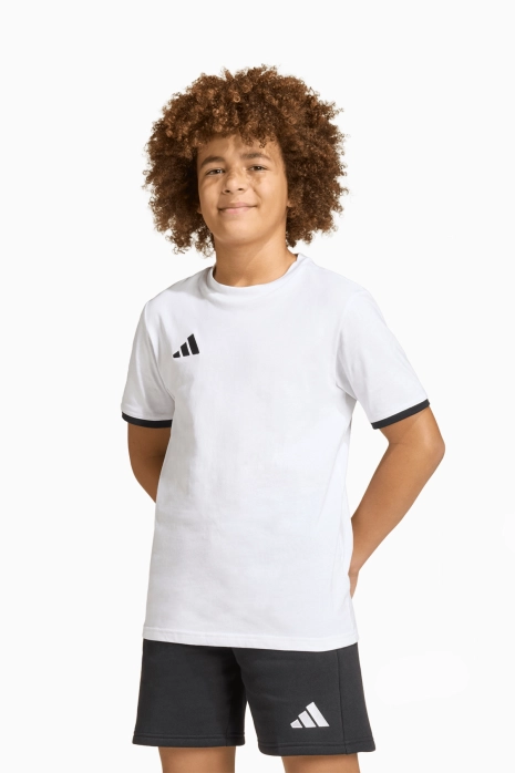 Тениска adidas Entrada 26 Tee Junior - Бяла