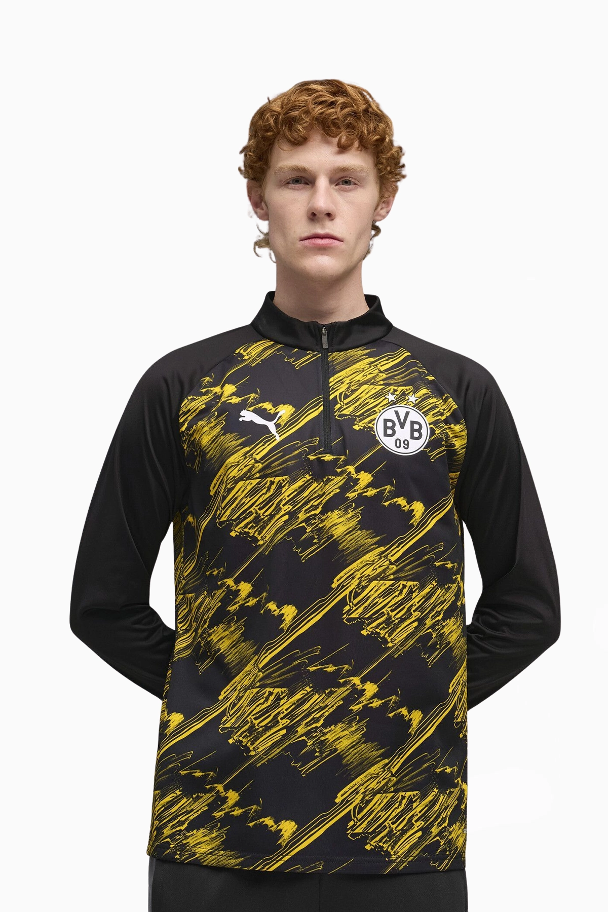 トップス room306 Random Dot Volume Tops Puma Borussia Dortmund 25/26 Warm Up 1/4 Zip Top Sweatshirt | R
