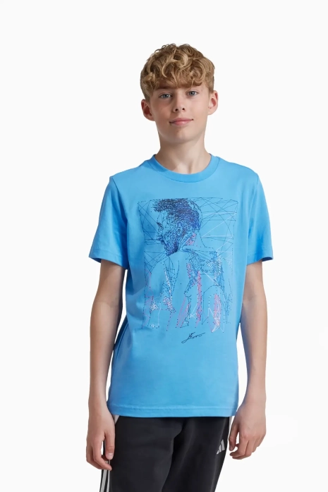T-Shirt adidas Messi Football Graphic Tee Junior - Blue