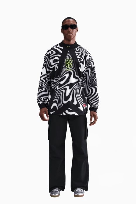 Tričko s dlouhým rukávem Nike Brazylia Goalkeeper Authentic