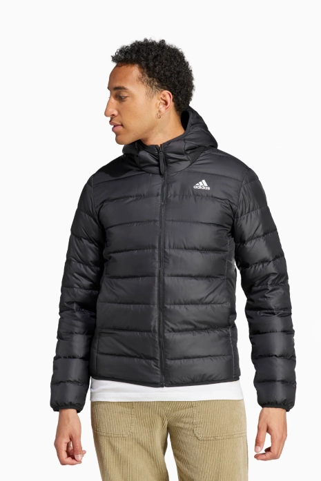 Adidas light down hooded best sale