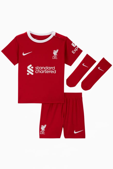 Σετ Ποδοσφαιρικής Εμφάνισης Nike Liverpool FC 23/24 Home Little Kids