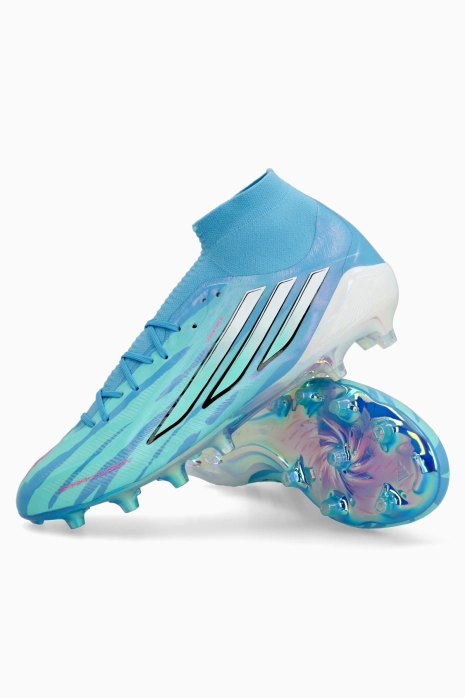 Cleats adidas F50 Elite Sparkfusion Mid Trinity Rodman FG/AG for women - Blue