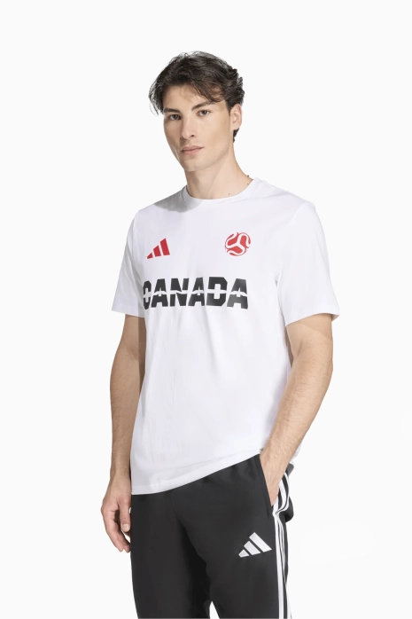 Tričko adidas Canada 2026 Tee - Biely