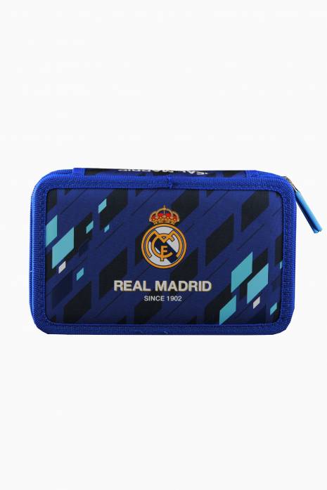 Double Zip Pencil Case Official Licensed Real Madrid 