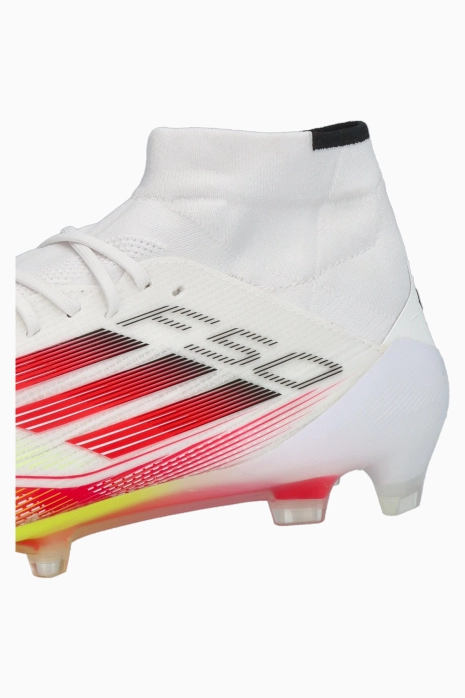 Ghete de fotbal adidas F50 Elite Mid FG pentru femei - Alb