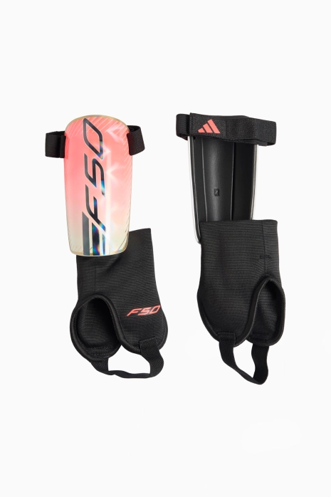 Apărători fotbal adidas F50 Match - Roz