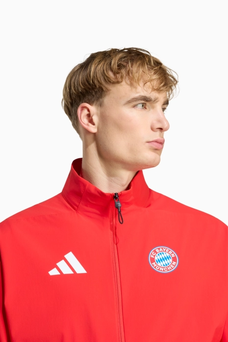Jacket adidas FC Bayern 25/26 Z.N.E. Anthem - Kırmızı | Futbol