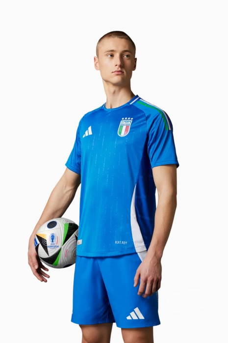 Tričko adidas Itálie 2024 domácí Authentic - Modrý