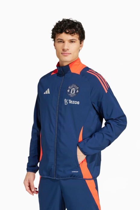 adidas Manchester United 24/25 Presentation Sweatshirt - Navy blau