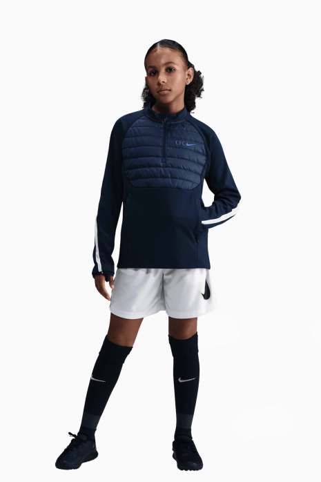 Mikina Nike Chelsea FC 25/26 Academy Winter Warrior Junior - Námornícka modrá