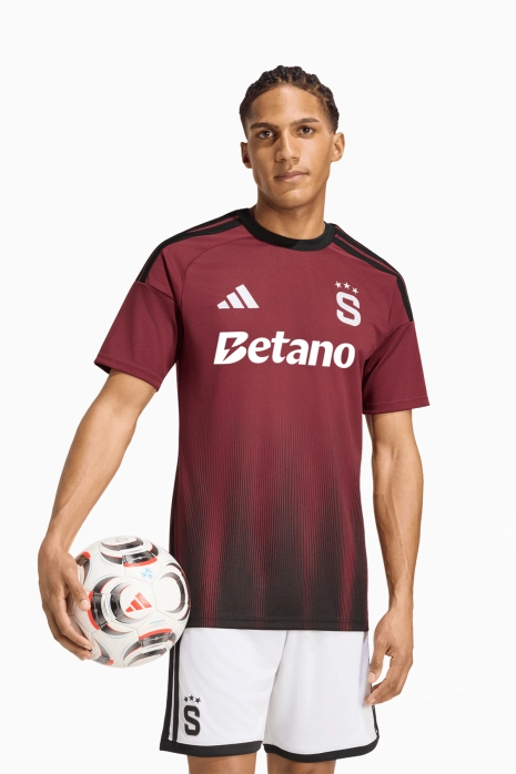 Футболка adidas Sparta Praga 26/27 Home Replica - Бордовый
