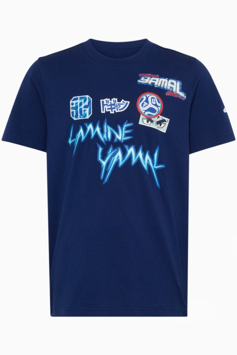 Koszulka adidas Lamine Yamal 26 Anime Graphic Junior - Granatowy