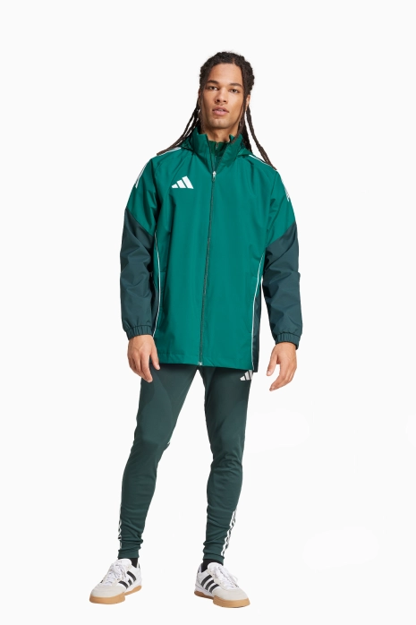 Jacket adidas Tiro 25 Competiton Allweather - Green | R-GOL.com