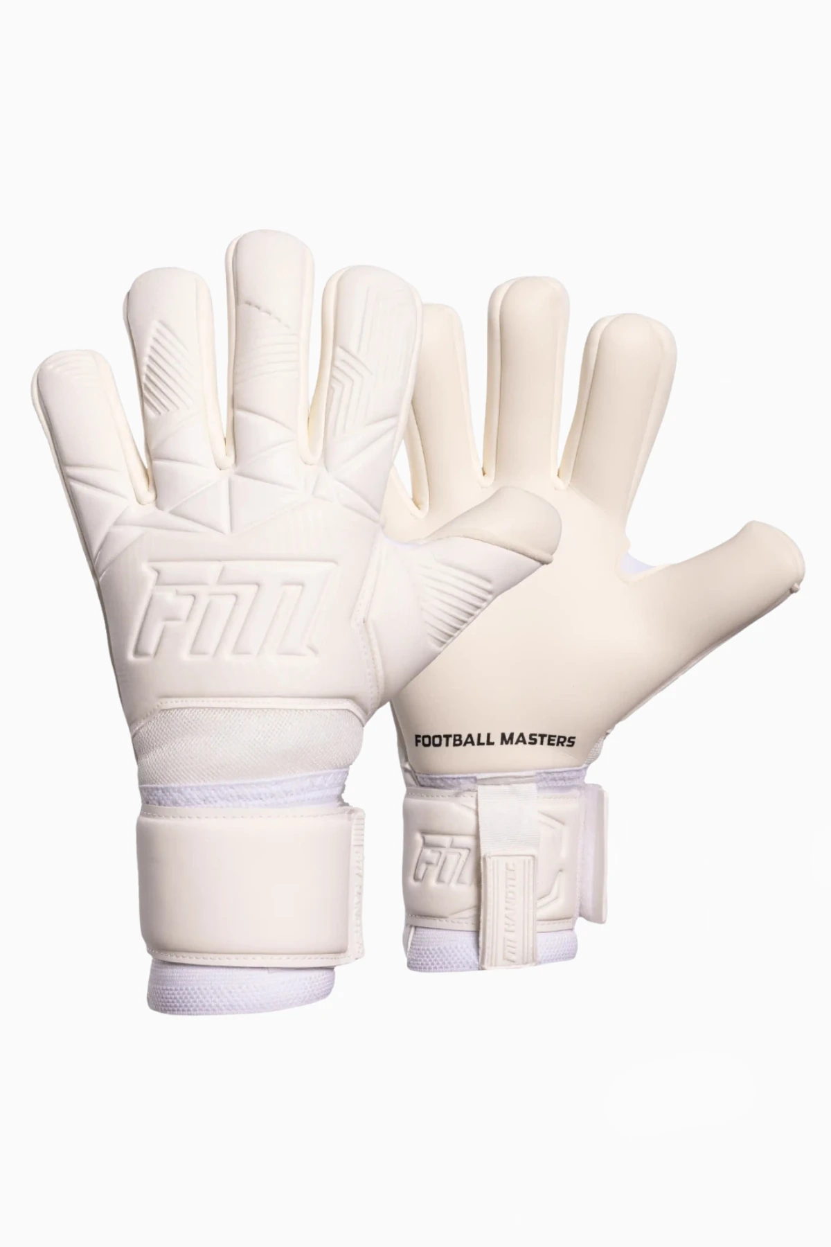 Goalkeeper Gloves Football Masters Varis X - White