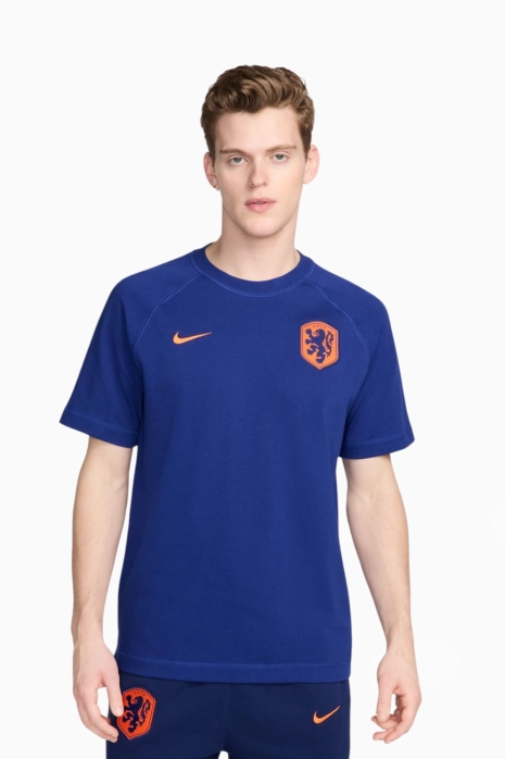Majica kratkih rukava Nike Netherlands 2024 Travel - Mornarsko plava