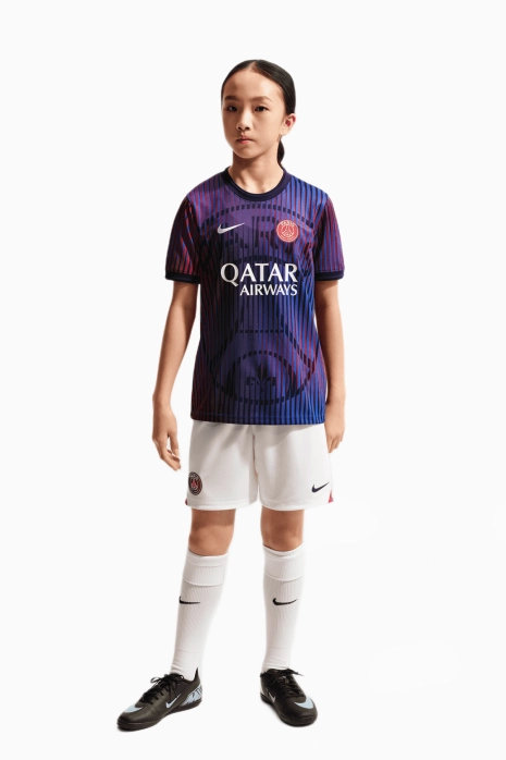 Тениска Nike PSG 25/26 Pre-Match Junior - тъмносин