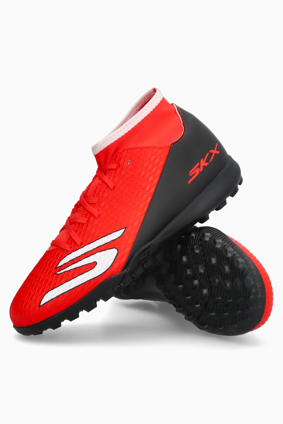 Skechers SKX 02 High Club TF Junior - Roșu | Magazin de fotbal