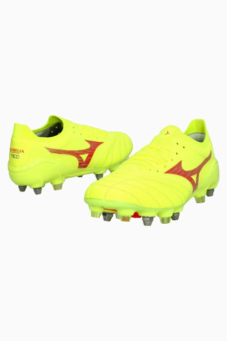 Cleats Mizuno Morelia Neo IV Beta Elite Mix - Lime | R-GOL.com