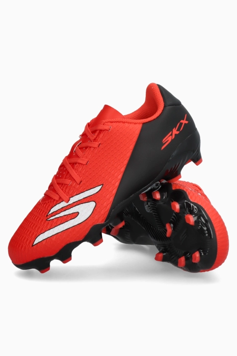 Cleats Skechers SKX 02 Crib MG Junior - Red