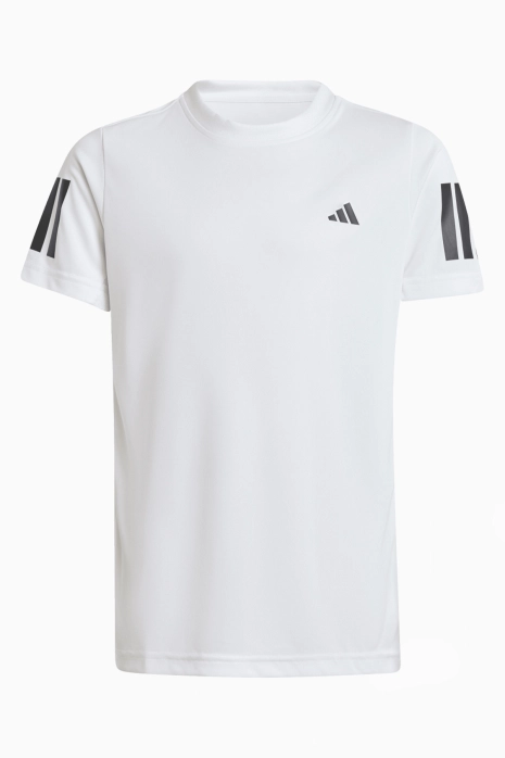 adidas Club Tennis Climacool 3-Stripes Junior Shirt - White