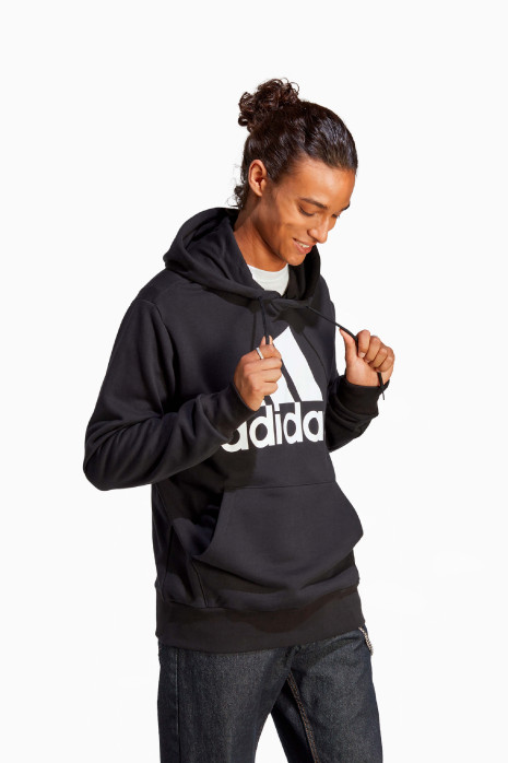 Majica dugih rukava adidas Essentials Big Logo - Crno