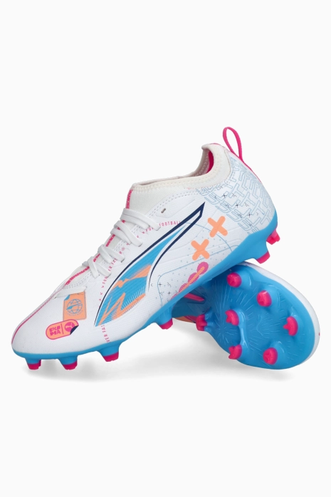 Nocken Puma Ultra 5 Match Volume Up FG/AG Junior - Weiß