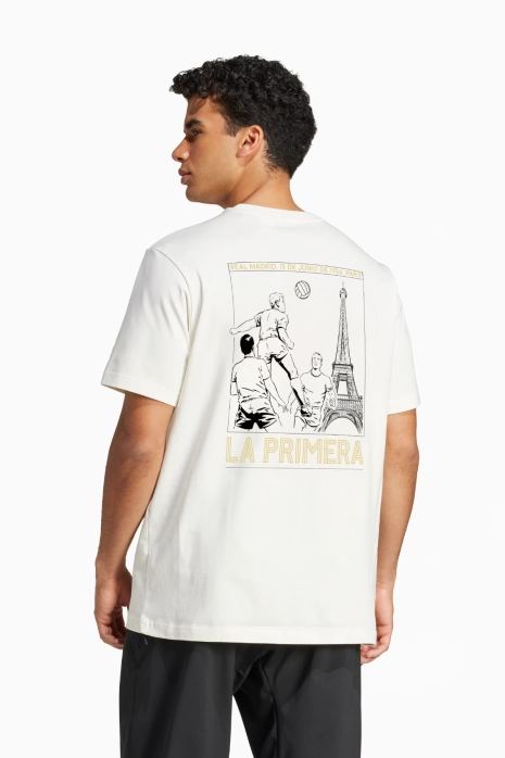 Tricou adidas Real Madrid 24/25 UCL Tee - Alb | Magazin de fotbal