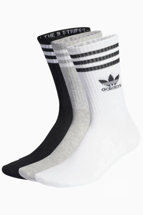 Ponožky adidas Mid Cut Crew 3 Pairs