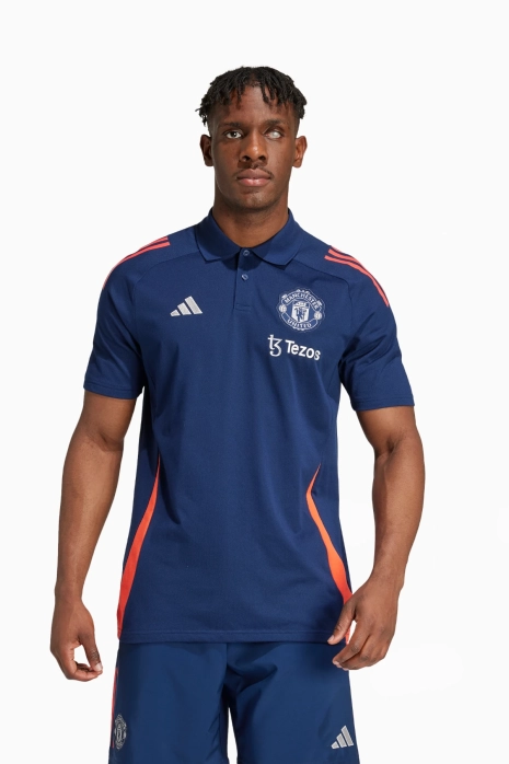 T-shirt adidas Manchester United 24/25 Polo - Navy blue