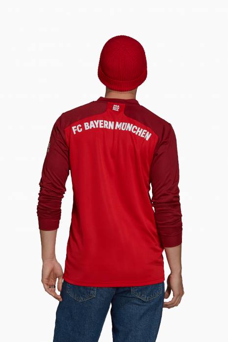 Long-sleeve shirt adidas FC Bayern 21/22 Home - Red | R-GOL.com