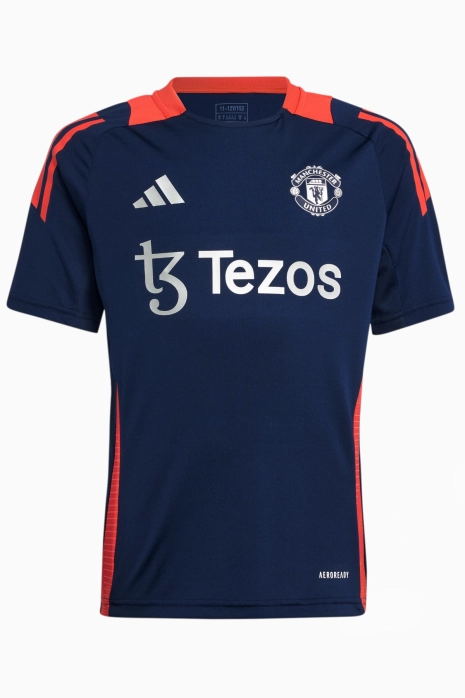 T-shirt adidas Manchester United 24/25 Training Junior - Navy blue