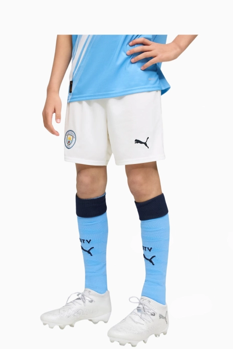 Pantaloni scurți Puma Manchester City 24/25 Replica Junior - Alb
