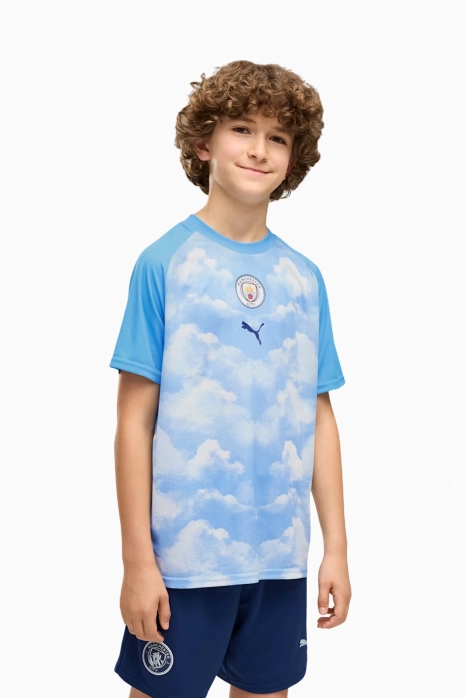 Puma Manchester City 26/27 Warm-Up Trikot Junior - himmelblau